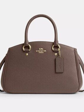 SOLD Coach Savannah Small Carryall Bag Dark Stone CAL54